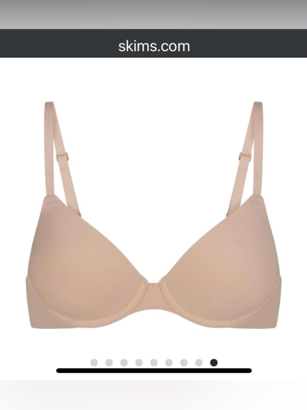 SKIMS Fits Everybody T-shirt Bra Mica